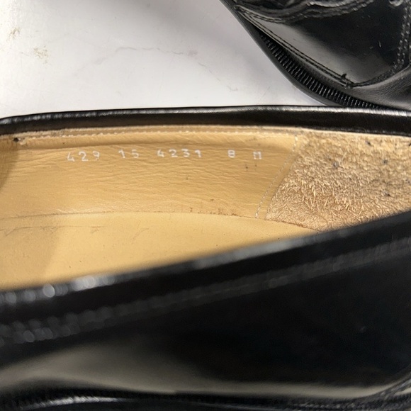 Johnston & Murphy men’s Black Tassel leather Loafers size 11 main image 7